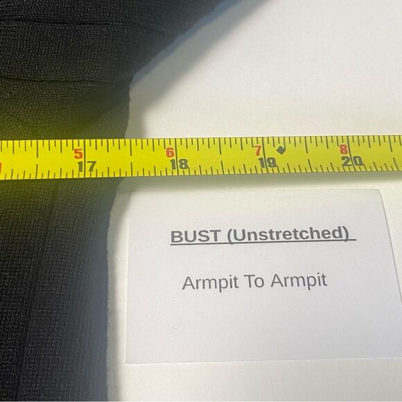 Calvin Klein Simple Chic Black Ribbed Turtleneck Womens Size Large Closet Staple - Picture 9 of 13